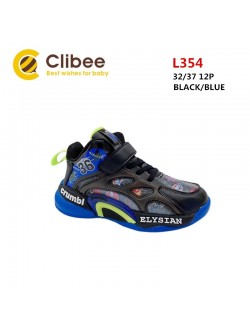 Buty sportowe Dziecięce 32-37, L354-BLACK/GREY