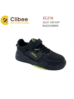 Buty sportowe Dziecięce 32-37,EC219 BLA/GREEN