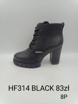 Botki damskie HF314-R BLACK