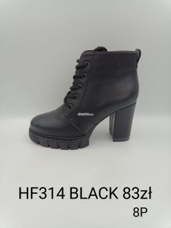 Botki damskie HF314-BLACK