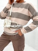 Sweter Leopard 8230 CAPPUCCINO