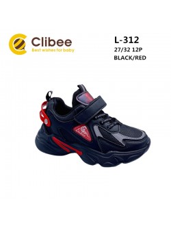 Buty sportowe Dzieciece L-312 BLACK/GREEN 27-31