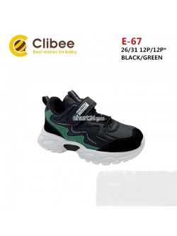 Buty sportowe Dziecięce 26-31,E-67 BLACK GREEN