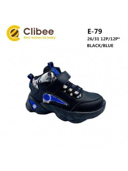 Buty sportowe dziecięce  26-31, E-79 BLACK/GREEN