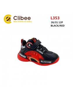 Buty sportowe Dziecięce 26-31, L353-BLACK/YELLOW