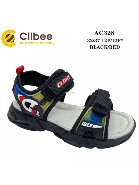 Sandały Dziecięce 33-38,AC315  BLACK/GREEN
