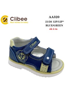 Sandały Dziecięce 21-26,AA320 BLUE/YELLOW