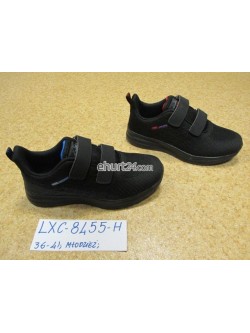 Buty sportowe Chołpięce 36-41,LXC8455-H BLACK/D.GREY