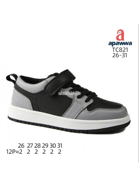 Buty sportowe Dziecięce 26-31,TC821 BLACK