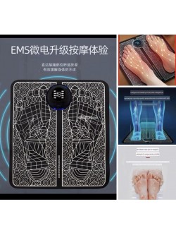KOSMETYKI Mata do masażu stóp EMS elektryczna poduszka dziesiątki wibracji krążenie krwi podkładka do