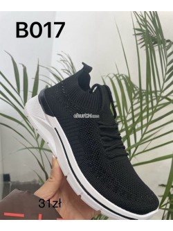 Sneakersy  Damskie B017 BLACK