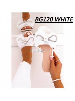 klapki damskie BG120 WHITE