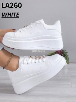Sneakersy damskie  LA260 WHITE