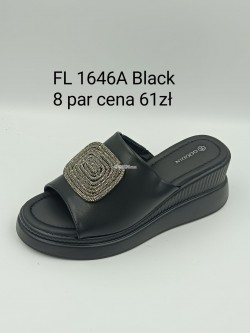 Klapki Damskie FL1646A BLACK