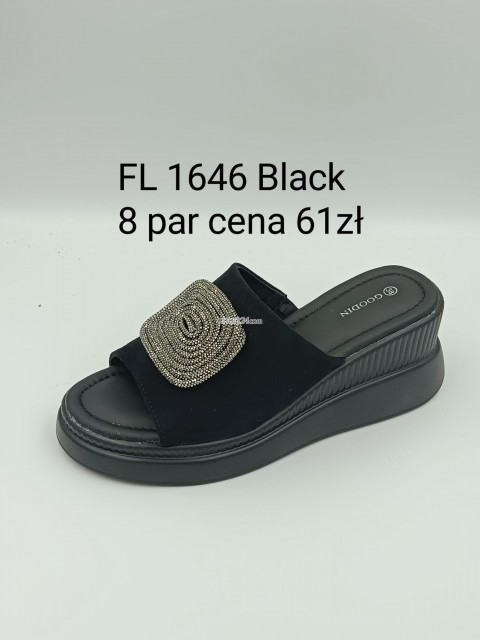 Klapki Damskie FL1646A BLACK