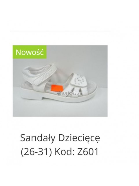 Sandały dziecięce  31/36, Z602 WHITE