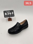 PÓŁBUTY Damskie 8362 BLK