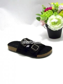 Klapki damskie 7KL802 BLACK/BLACK