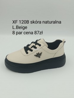 Sneakersy Damskie  XF120B L.BEIGE