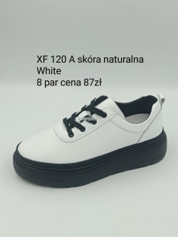 Sneakersy Damskie  XF120A WHITE