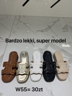 Klapki damskie  BJ672 BEIGE