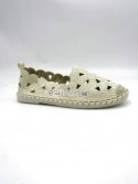 ESPADRYLE Damskie 2204-4 WHITE