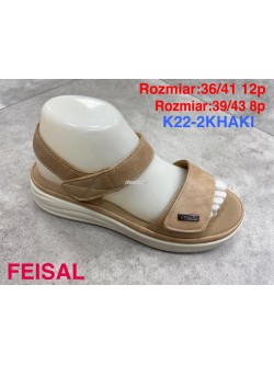 Sandały Damskie K22-2 KHAKI