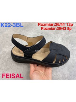 Sandały Damskie K22-3 BLK