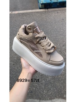 Sneakersy Damskie  8929 KHAKI