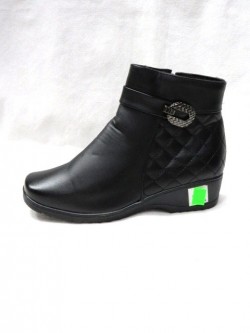 Botki Damskie 39-42, C05 BLACK