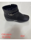 Botki Damskie 39-42 C05 BLACK