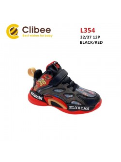 Buty sportowe Dziecięce 32-37, L354-BLACK/RED