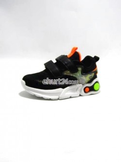 Buty sportowe Dziecięce 26-31, E-53 BLACK/ORANGE