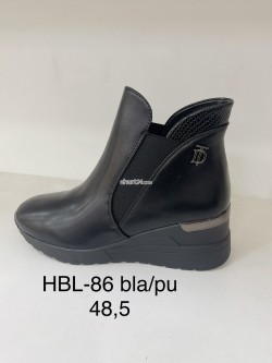 Botki damskie HBL-86 BLA/PU