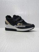 SNEAKERSY Damskie  J-119 BLA /GOLD