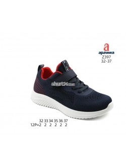 Buty sportowe Dziecięce 32-37,Z397 NAVY/RED