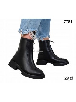 Botki damskie 7781 BLACK