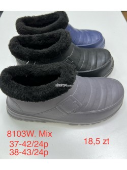 KROKSY DAMSKIE OCIEPLANE 38-43, 8103WZ-MIX