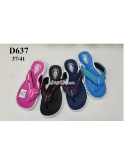 Basenowe damskie LT637 BLU/NA/BL/PIN