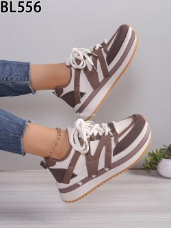 SNEAKERSY  damskie BL556  COFFE