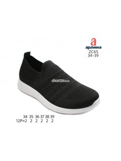 Buty sportowe dziecięce 34-39,ZC65-6 BLACK