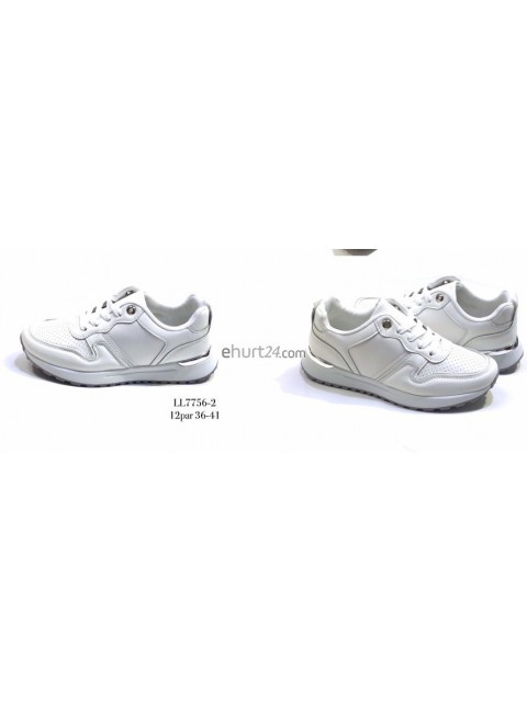 Buty Sportowe Damskie  BJ013 WHITE