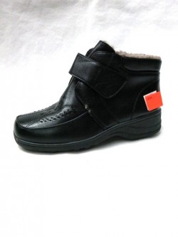 Botki damskie 38-43,  A11T BLACK