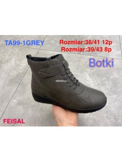 Botki Damskie TA99-1 GREY