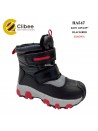 ŚNIEGOWCE CHŁOPIĘCE  27-32,HB526 BLK/RED