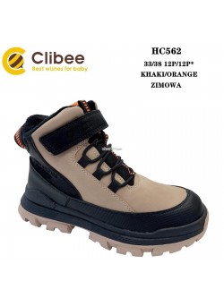 TRAPERY CHŁOPIĘCE 33-38,HC562 KHAKI/ORANGE