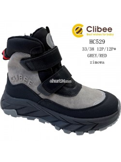 ŚNIEGOWCE CHŁOPIĘCE  33-38,HC529 GREY/RED