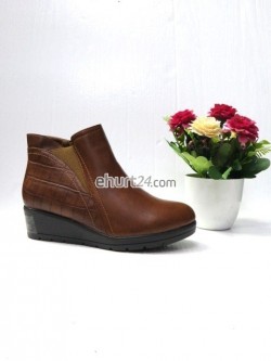 Botki damskie 61702-2  brown