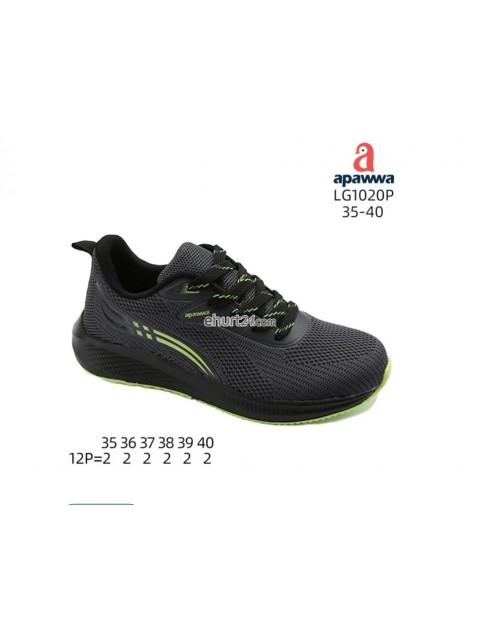 BUTY SPORTOWE CHŁOPIĘCE 35-40,LG1020P  BLK