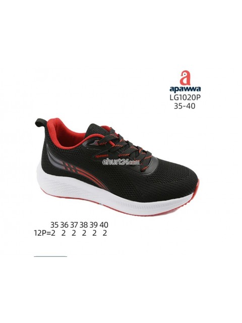 BUTY SPORTOWE CHŁOPIĘCE 35-40,LG1020P  BLK